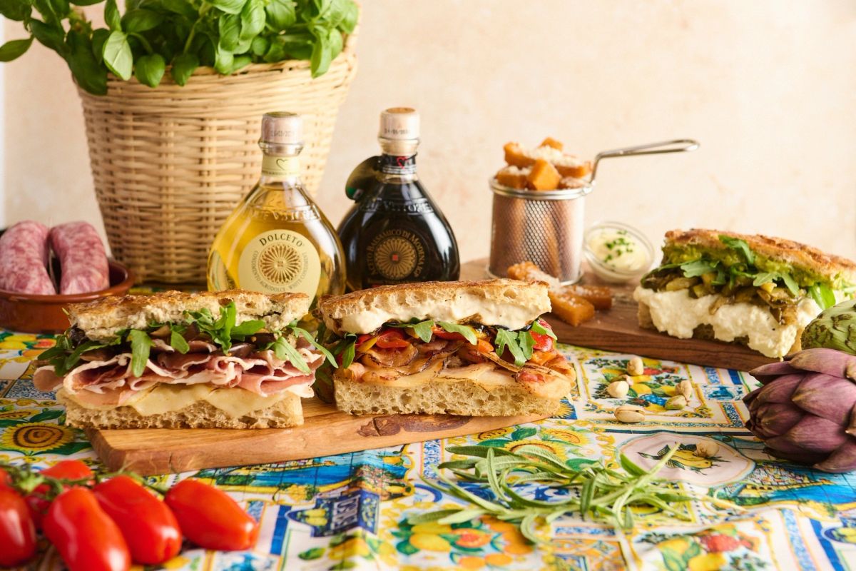 La Posata focaccia sandwiches freshly made